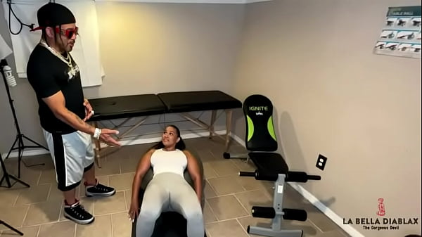 BBC Rapper interjects Sexy Latinas workout!