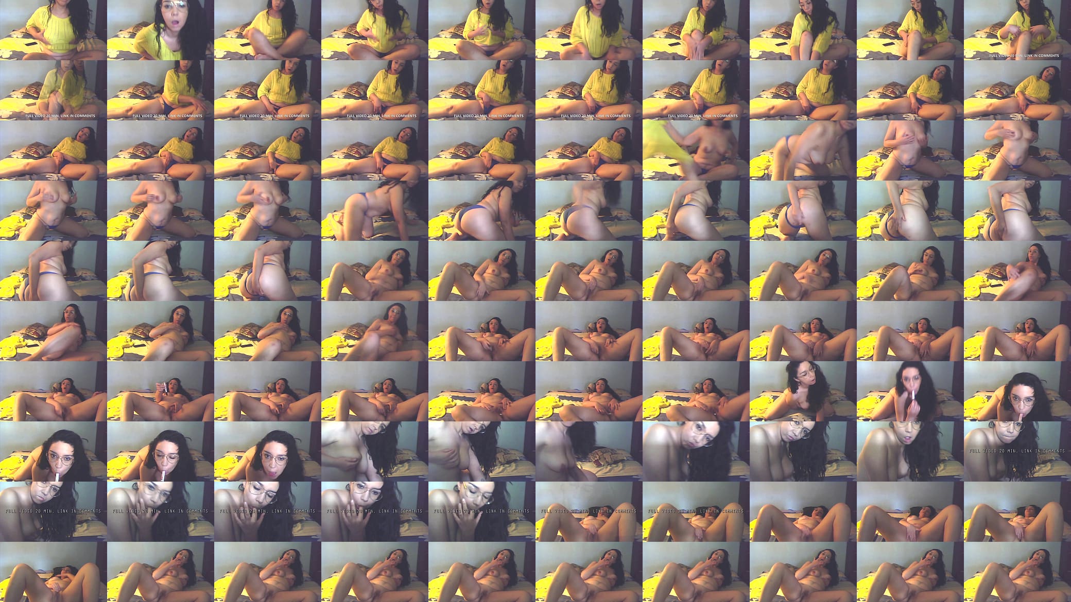 Busty brunette masturbating at home in front of her webcam to pass the quarantine with Leyva Hot ctdx 预览图
