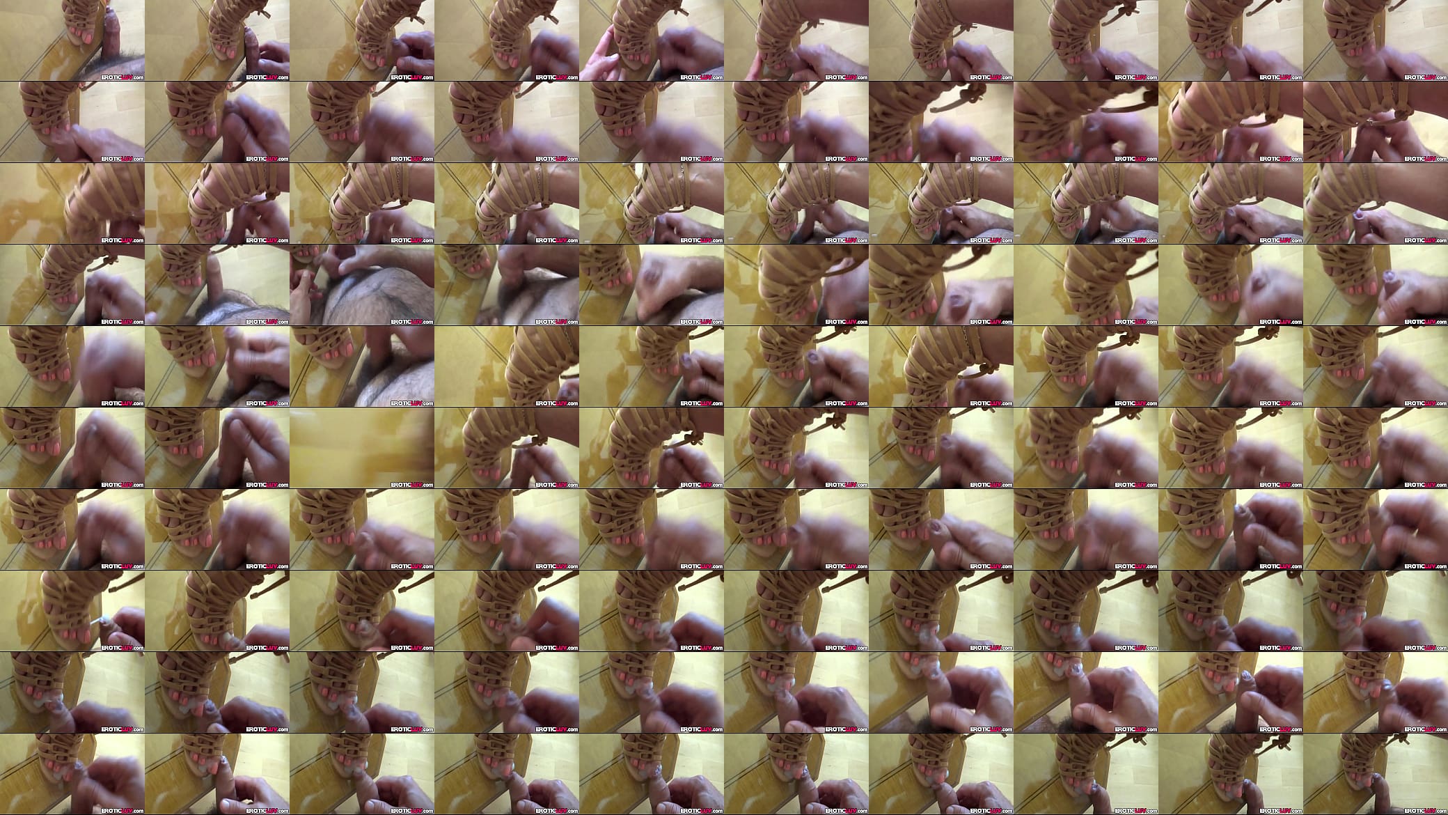 Cumshot on wifes sexy toes 预览图