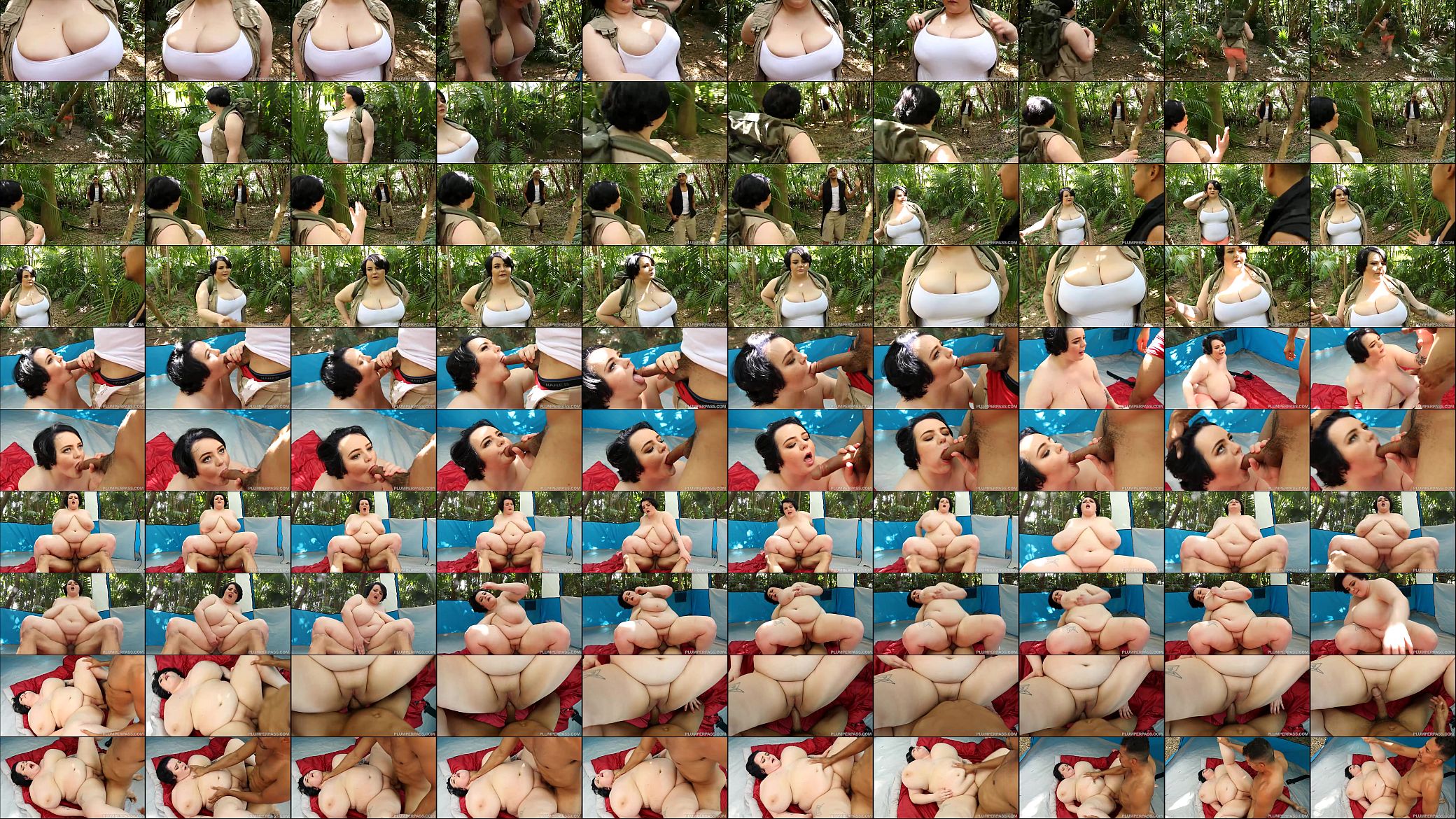 Teen Super Busty BBW is lost in wood and fucked by stranger 预览图