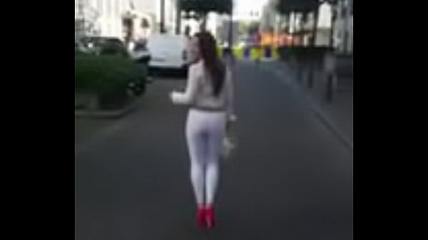 7321620 hooker walking in the street in sexy high heels and legging