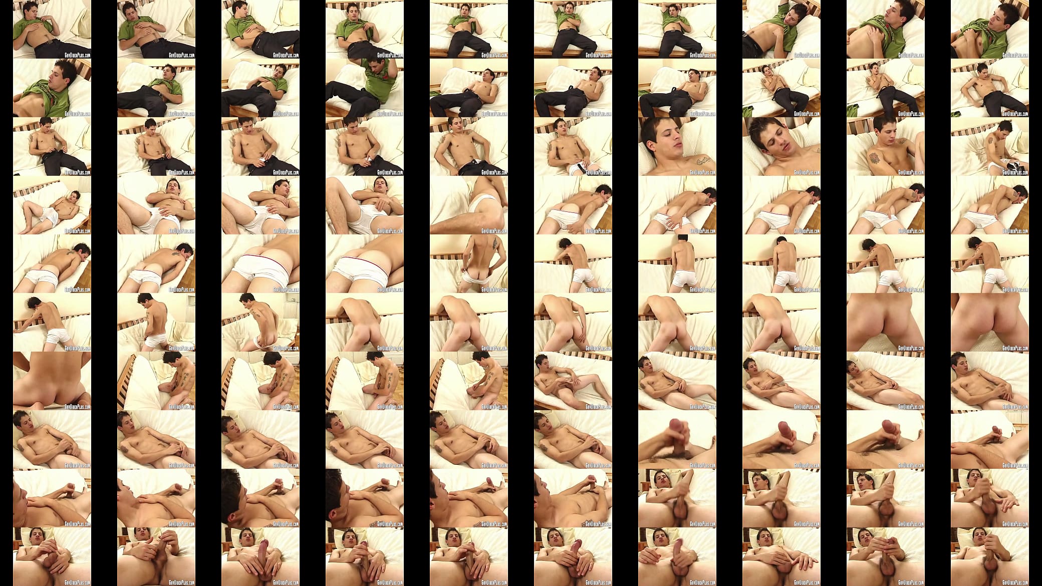 Hung guy masturbating 预览图