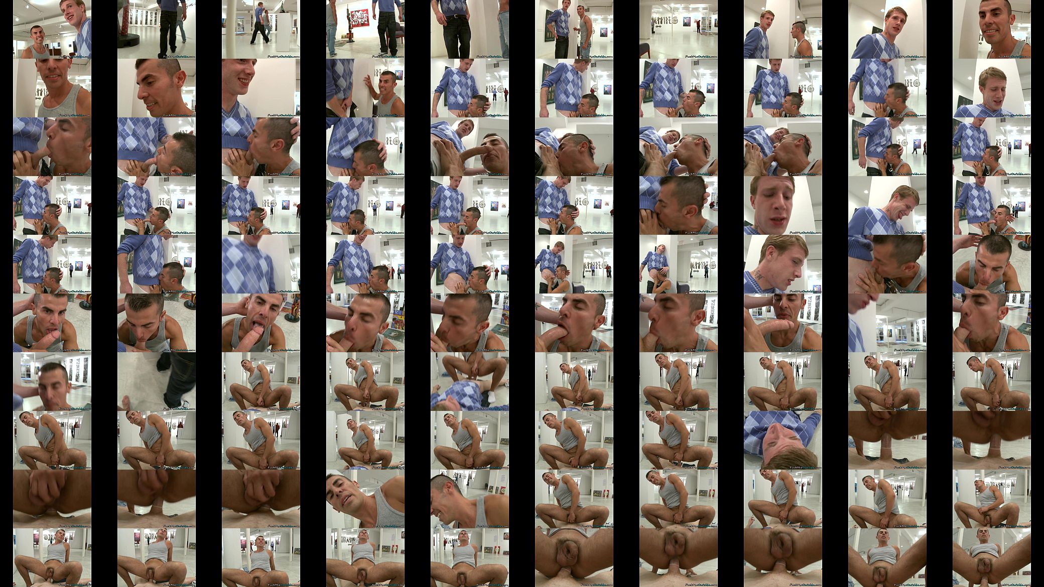 Blowjob and fucking inside a art museum 预览图