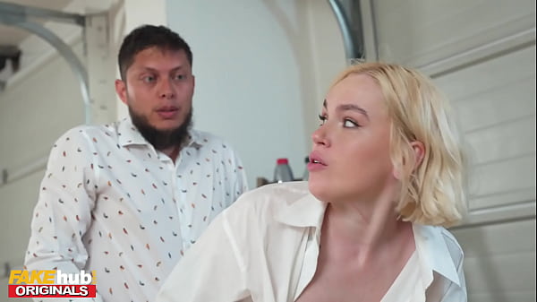 Download Video - FAKEhub - Used Car Sales Girl uses her pussy to sell a right old banger