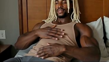 The Blond Bodybuilder Extended AI Generated Video