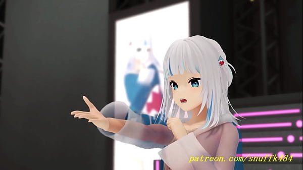 Download Video - noVR mmd Gura dance 3d hololive