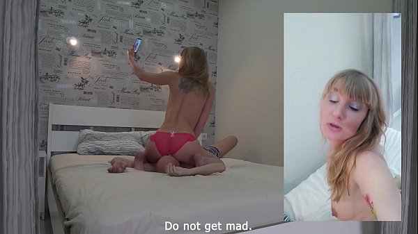 Facesitting on the face of my ex-friend's boyfriend. Selfie video for her