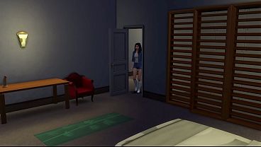 Asian Trans gets Fucked by Teen with Huge Cock [Futa] Sims 4 | Episode 9