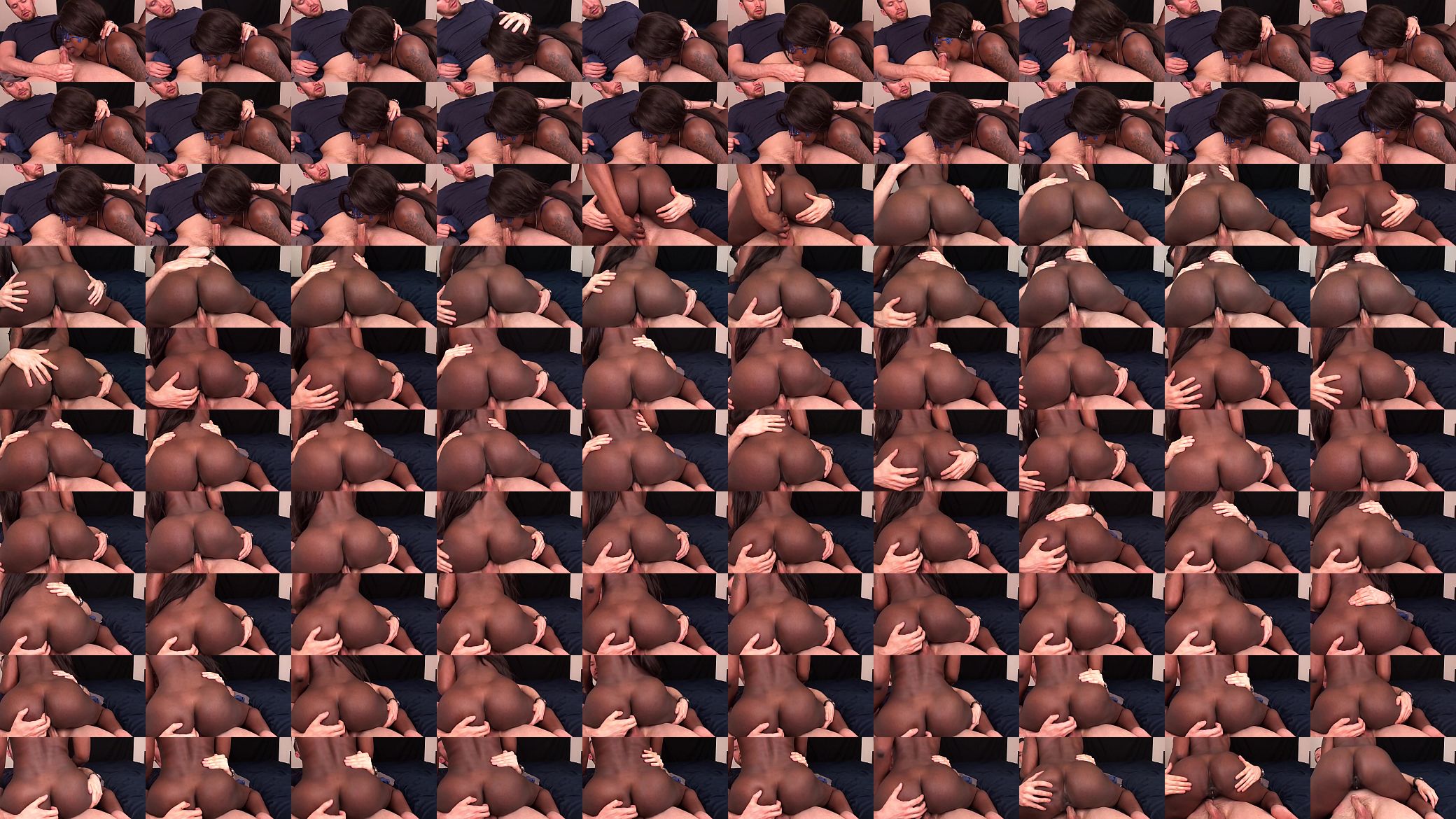 Black Teen Sucks And Rides White Guys Dick 预览图