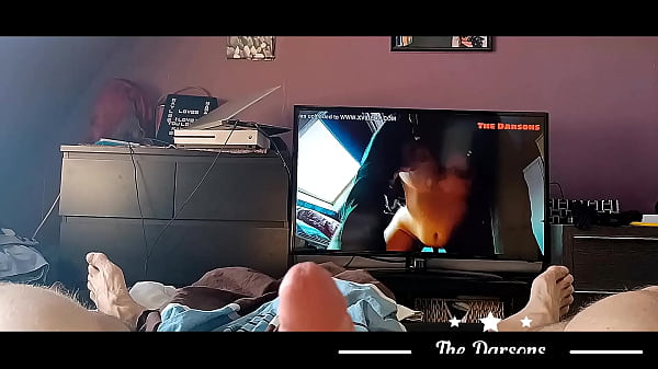 Miss Darson gives a handjob while I watch Porn - The Darsons