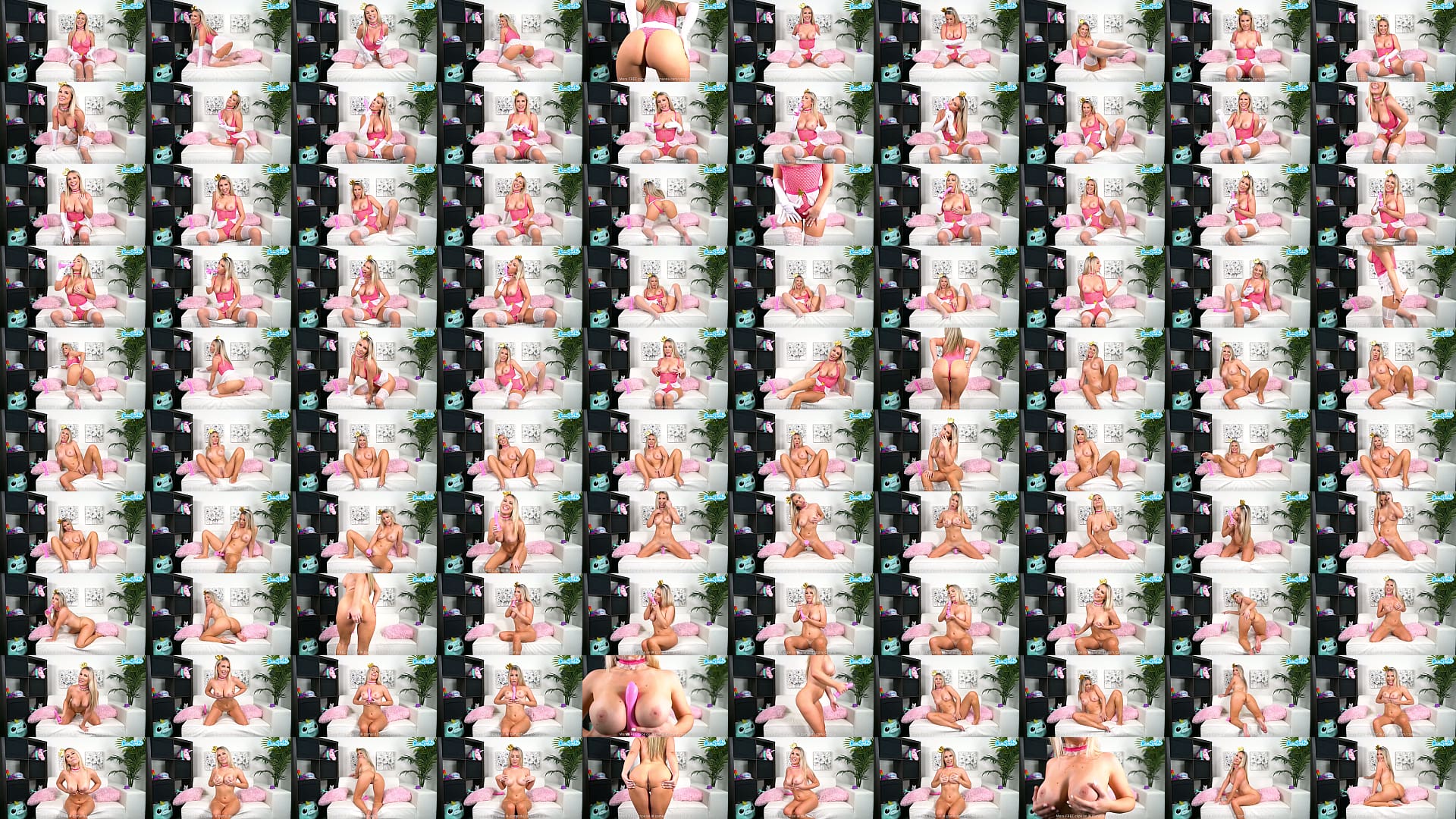 Camsoda - Busty Blonde Cosplay As Princess Peach Plays With Her Pussy 预览图