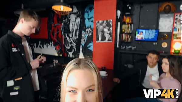 VIP4K. I'm brave enough to fuck a stranger in the bar
