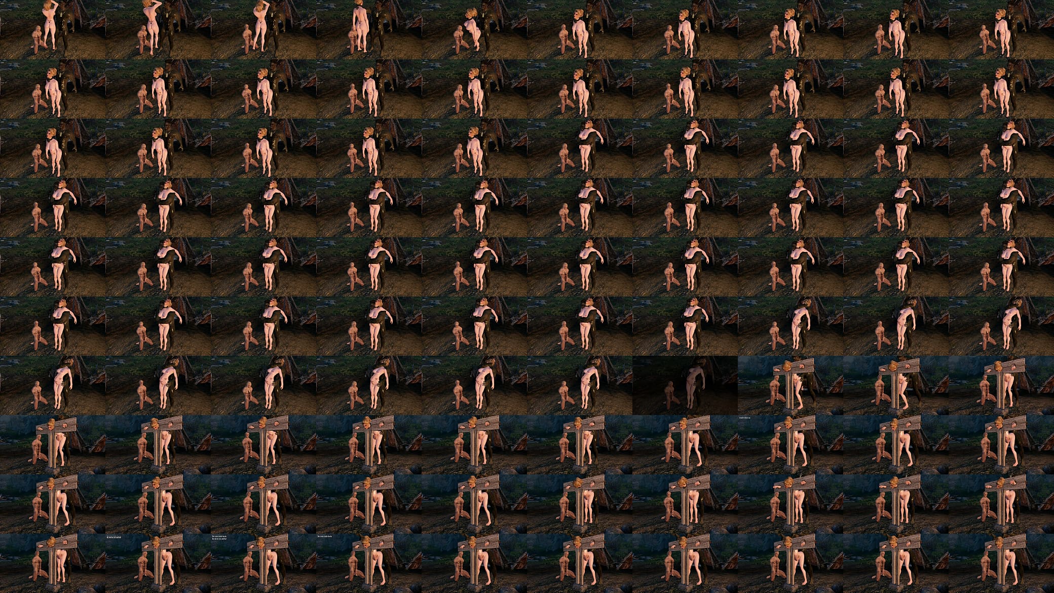 Skyrim Porn - Gerdur gets fucked by an orc while her husband watches, creampied and impregnated 预览图