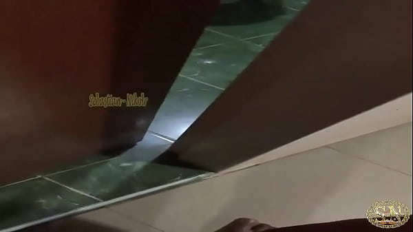 Stepmother catches her stepson masturbating in the bathroom and her and fucks her and lends her pussy