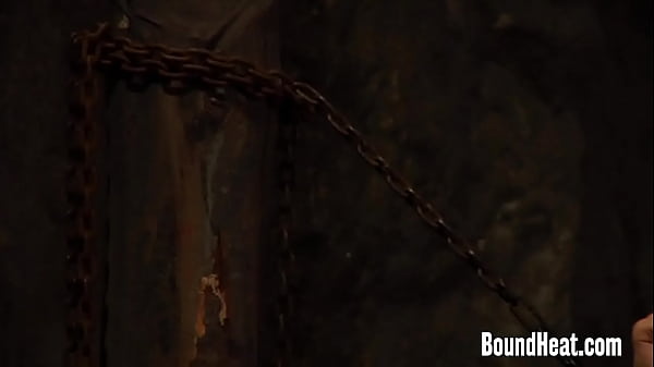 Hot Lesbian Slave In Bondage Whipped By Merciless Mistress