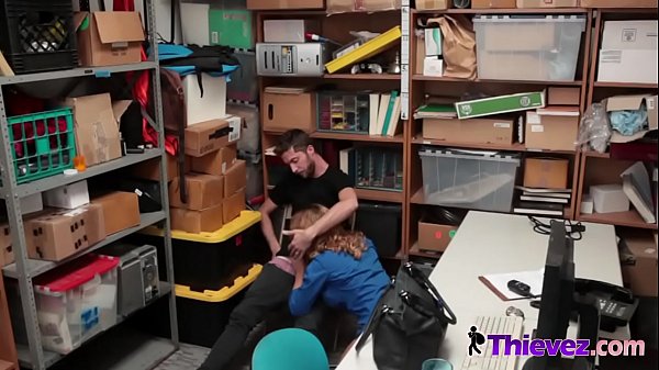 Big jug MILF mounting a criminal boner at the office