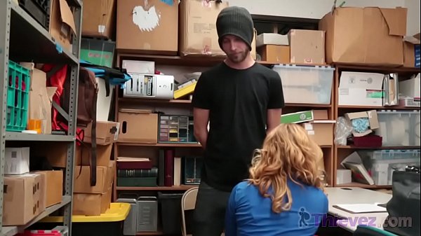 Big jug MILF mounting a criminal boner at the office