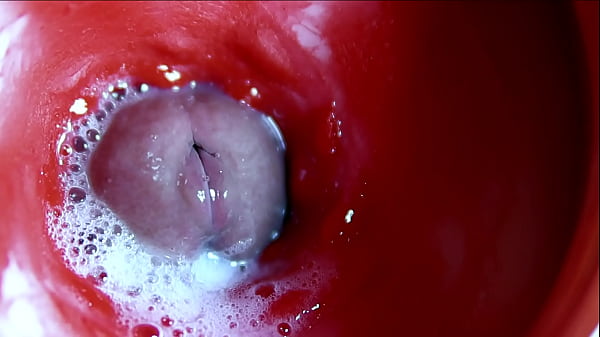 Very close huge streams of sperm in a sweet hol...