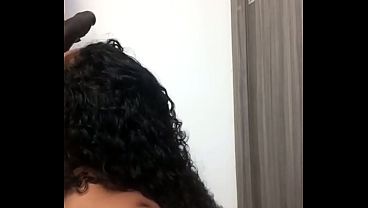 she satisfies her desire with a meat dildo -amateur couple- Nysdel
