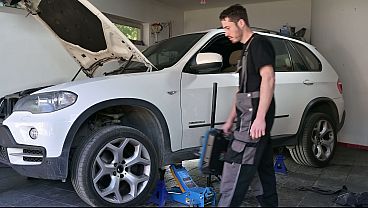 Femmes Fix It Chapter 2: Alice Ross And Luna Roulette Turn Garage Fling Into Frantic DP Gangbang GP3447