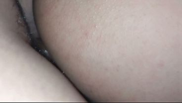 My neighbor can't resist my tight little pussy and cums inside me in a minute, while my husband is at work