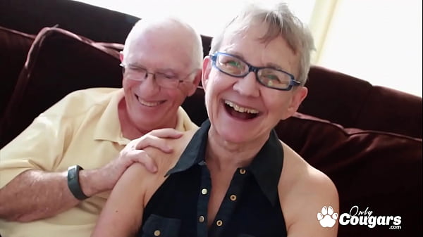 Horny Old Granny Fucks A Random Dude Infront Of Her Hubby - Cuckold