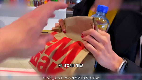 Risky Blowjob in Fitting Room for Big Mac - Public Agent PickUp & Fuck Student in Mall / Kiss Cat