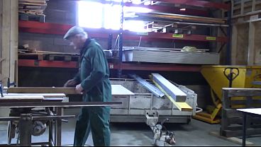 Shopowner tricked to FFM Threesome Fuck at work by two blonde sexy Girls