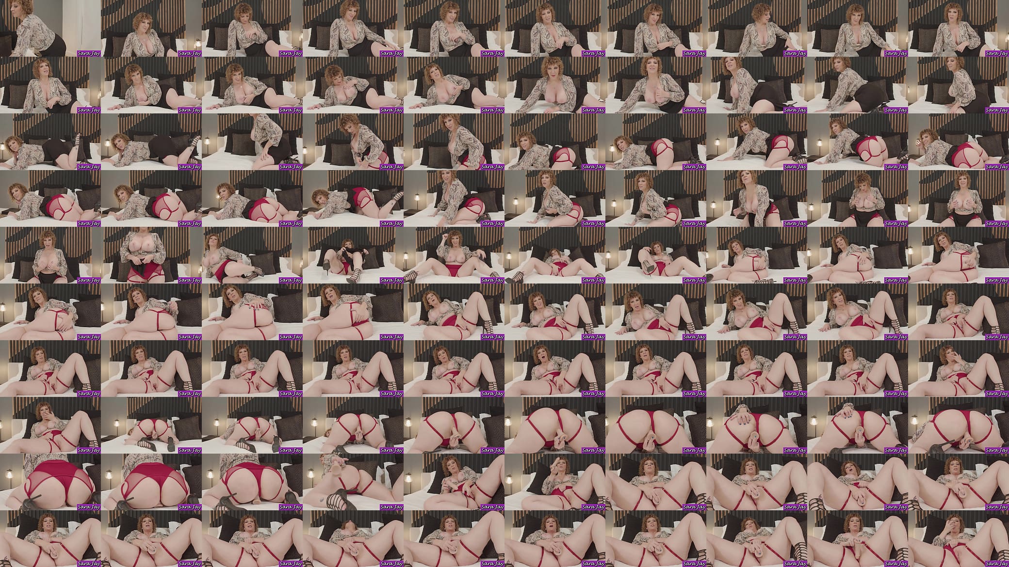 Masturbating After Work! Sara Jay Needs To Relax &amp; Fuck Herself! 预览图