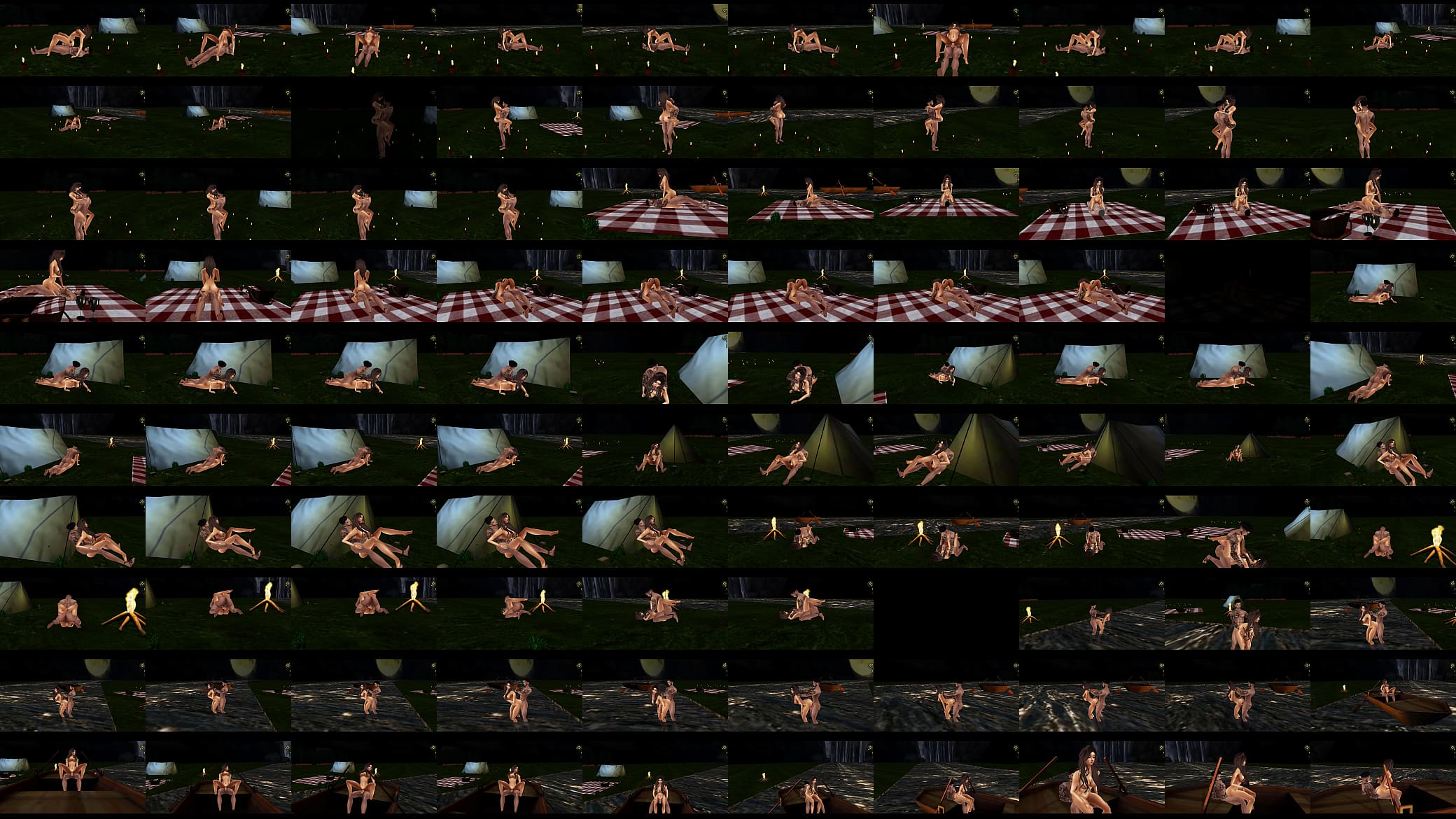 Room Camping 8 Pose Mail; toonslive3@gmail.com march&eacute; noir 预览图