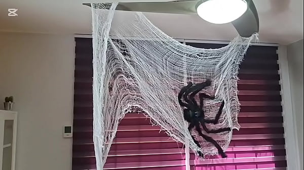 On Halloween, my big cock against three little ones, who will win?