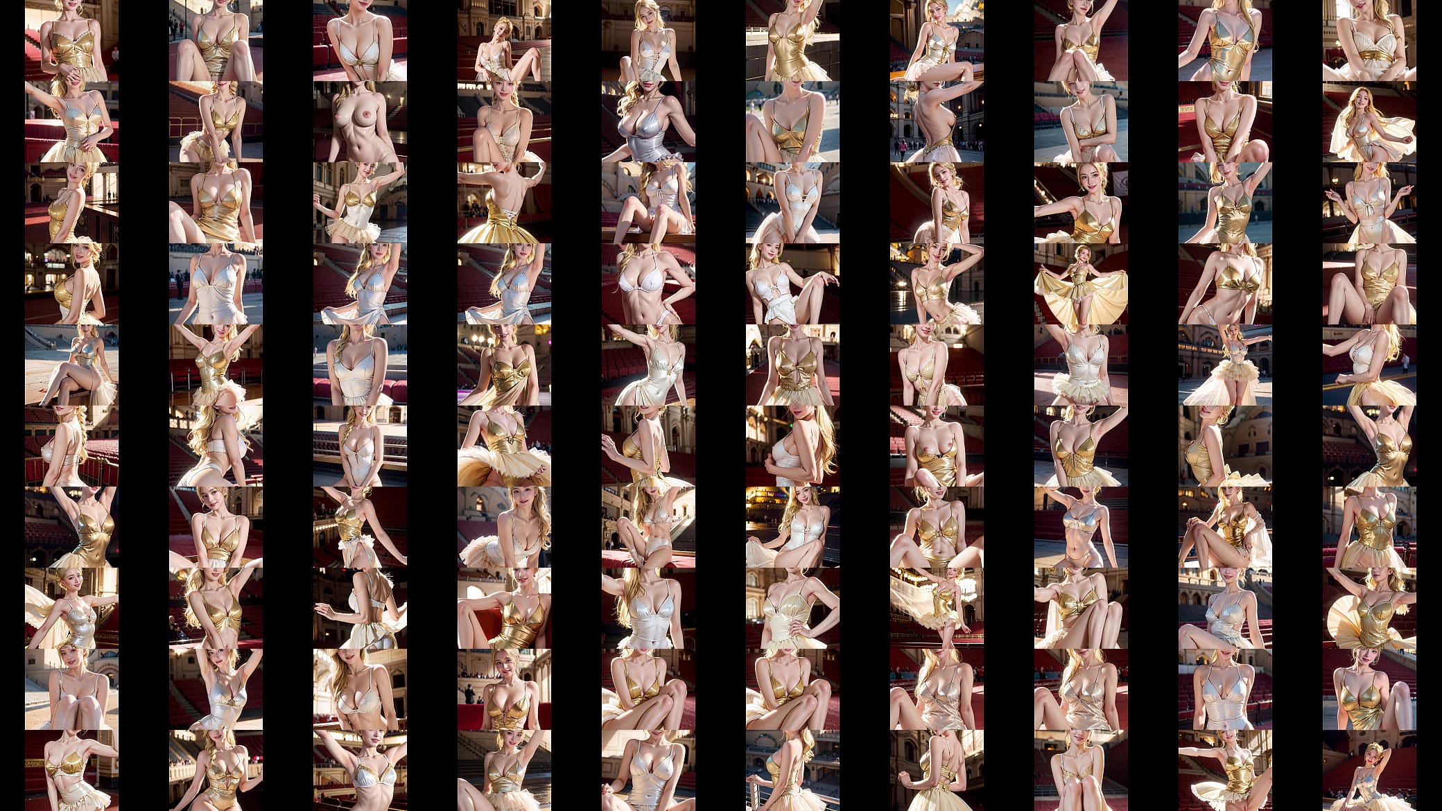 AI generated ballerina showing camel toe and pussy 预览图