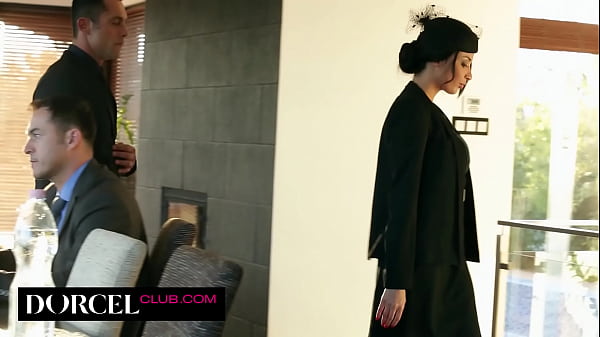 Sexy lawyer Claire Castel satisfies his colleague