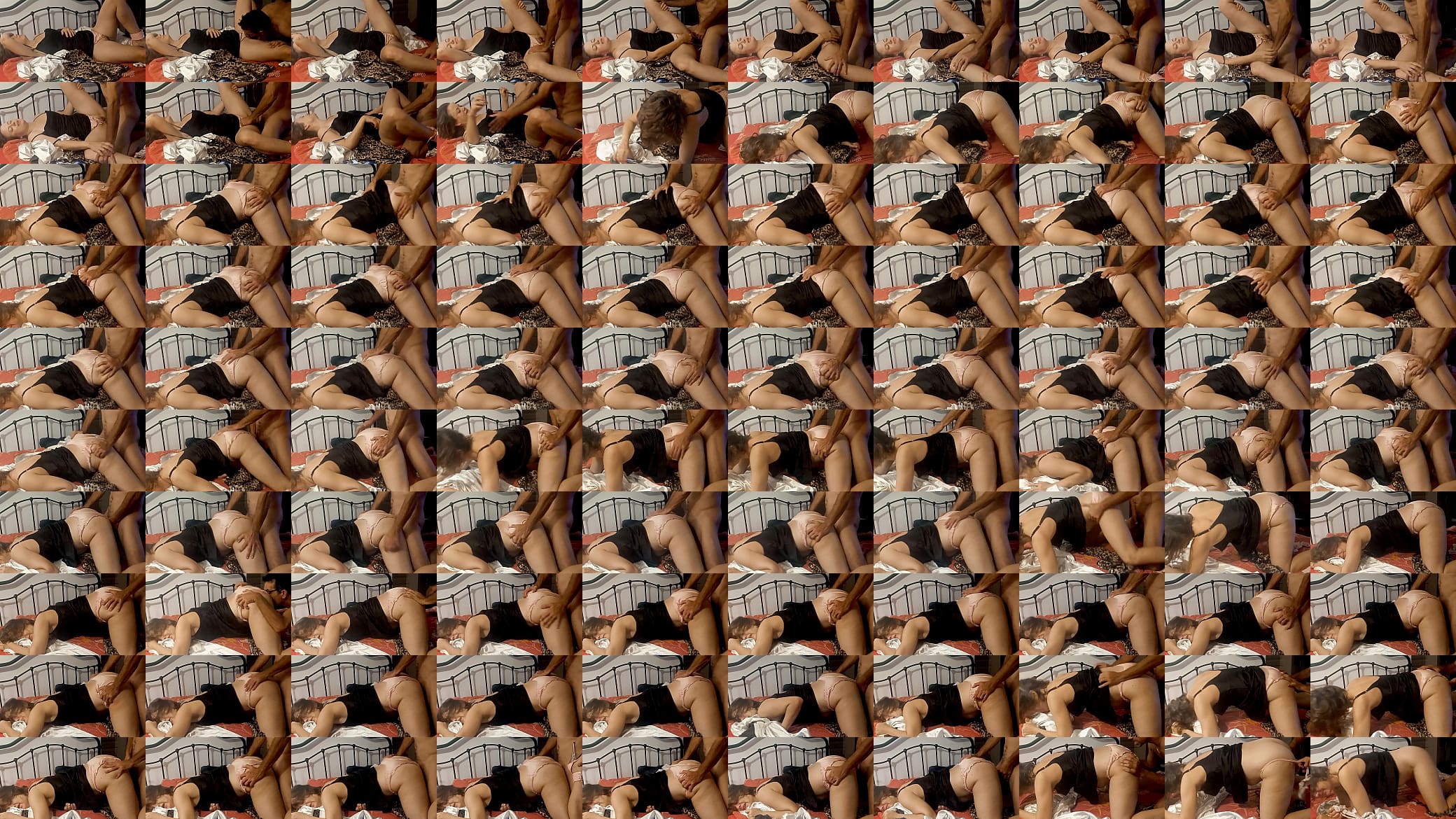 1191 - French Amateur, DoggyStyle Fuck, Satin Lingerie, Clothed Sex, Blowjob, Rimjob 预览图