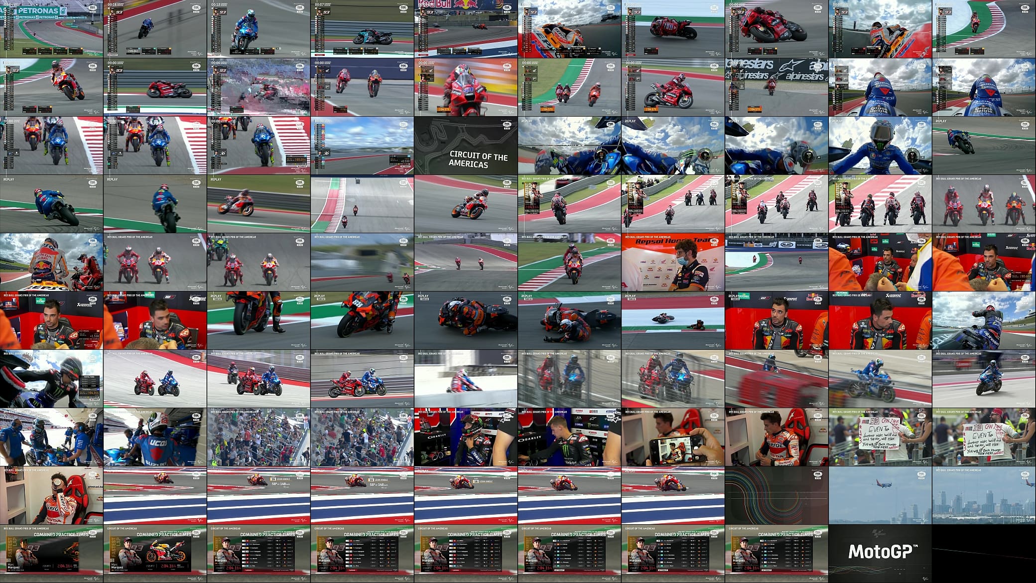 MOTO GP  - Mundial de Motovelocidade Moto 2  - Treinos Livres GP das Americas 01/10/2021 预览图