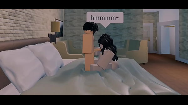 Fudendo a buceta e a bunda da minha elfa putinha no quarto dela - Roblox