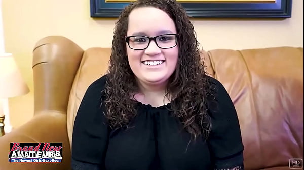 Download Video - Curvy Curly Hair Harper Gets On Her Knees For Cum After Sex&excl;