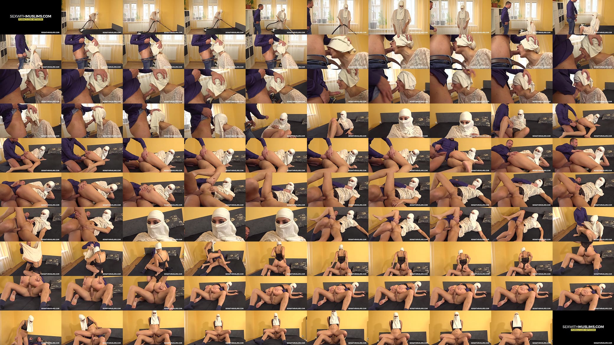 Muslim maid in white gets hardcore penetration 预览图