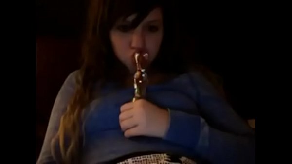 teen gets horny and plays with herself