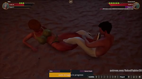 Niko VS Karen Krash (Naked Fighter 3D)