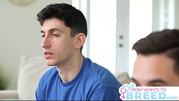 Barbie Feels Moans "Fuck Stepmom Harder" While Taking Two Big Dicks And Creampie