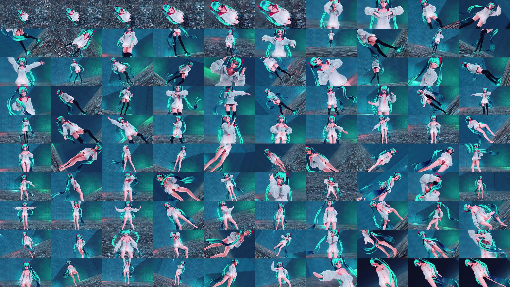MMD R18 T S U  M I K U v4 Conqueror 预览图