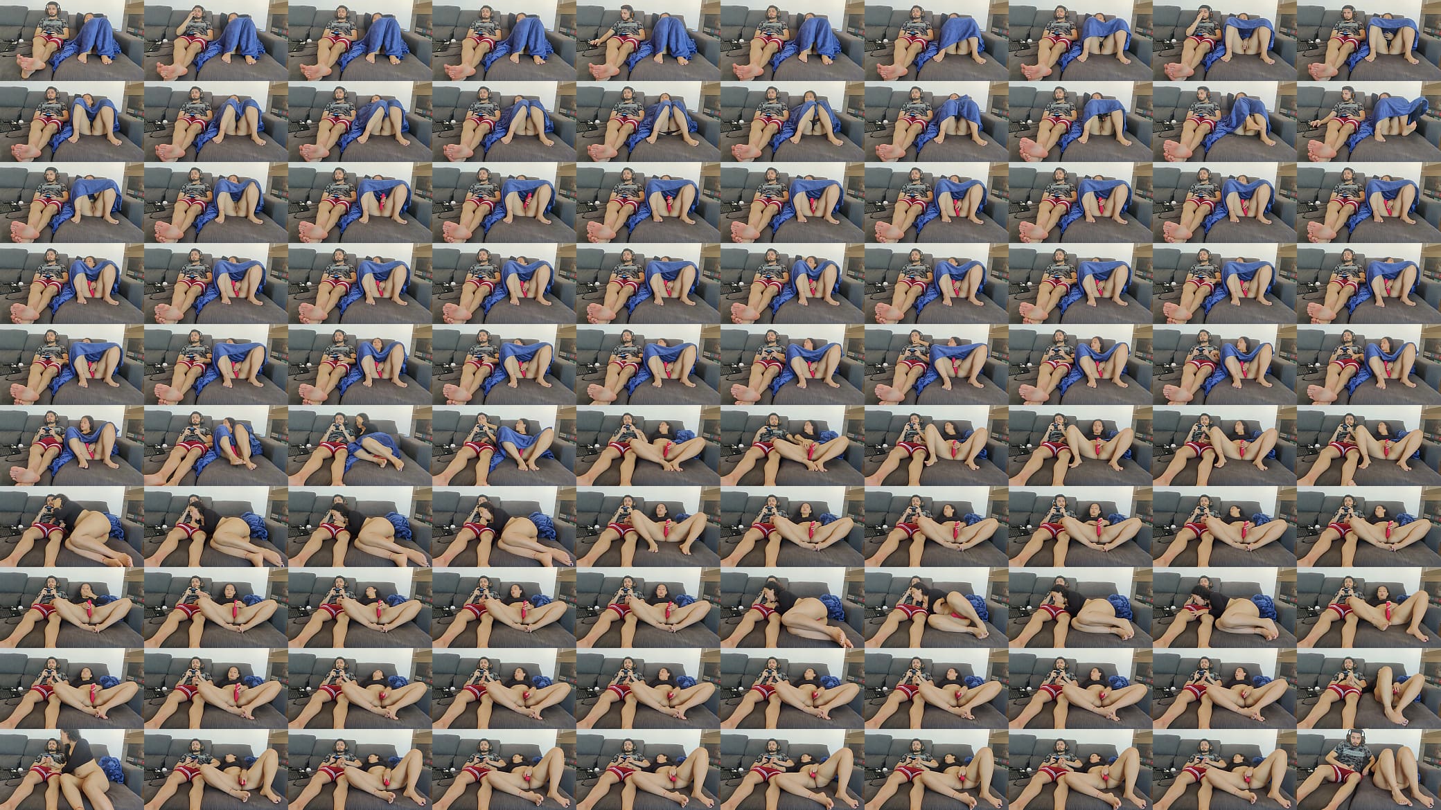 My step sister gave me a handjob while I play PlayStation 预览图