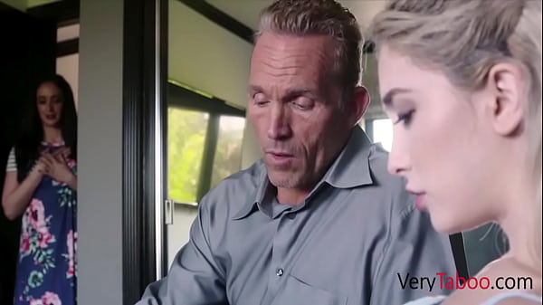 MILF Sets Up Virgin StepDaughter With Her Husband