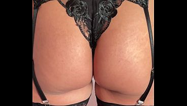Nice Ass in Garters and stockings