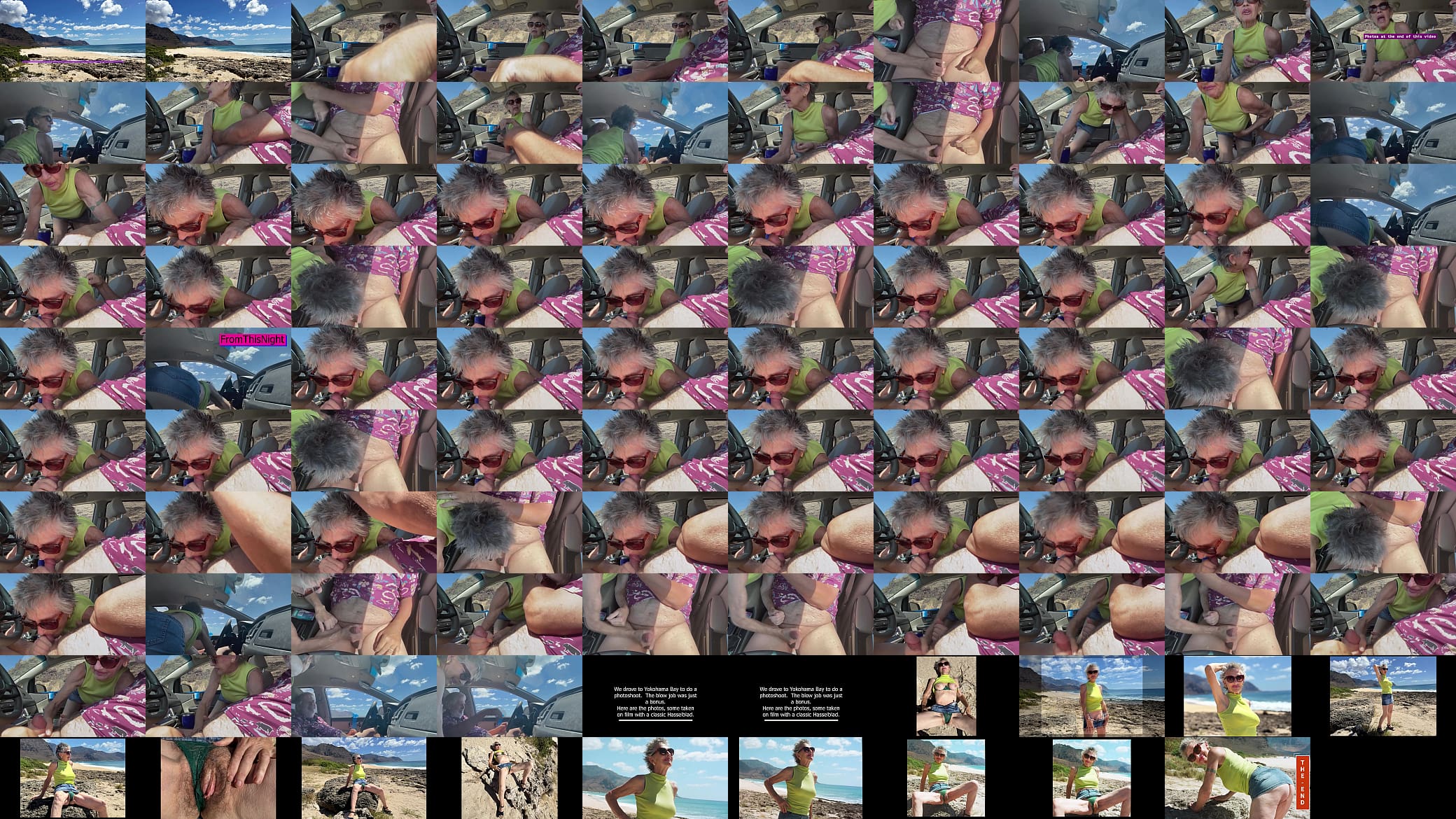 We wanted to do a photo shoot on the beach, but had a car BJ first 预览图