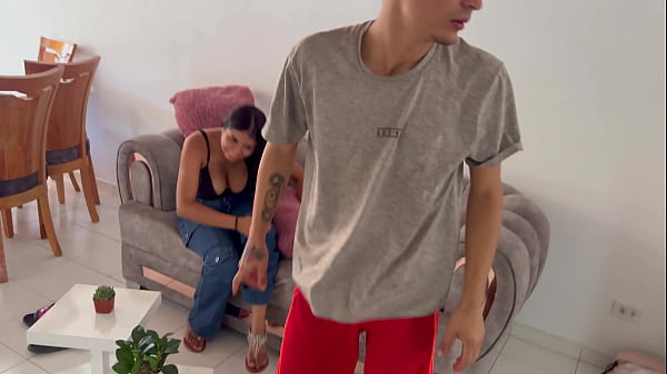 My little stepsister comes home late from a party and I fuck her hard in exchange for keeping the secret.