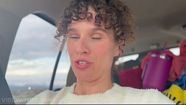 Download Video - Stepmom's Backseat Booty Call Stepson Shifts Her Gears & Fogs Up the Family Whip