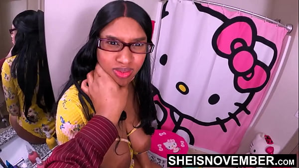 HD My Debauched Black Stepdad Needed Pussy, So I Gave It. Sheisnovember Secret Rough Fuck, Hiding In Bathroom During Taboo Fucking Innocent Nerdy Stepdaughter Wet Pussy And Big Tits Point Of View, Young Old Fauxcest Sex By Msnovember