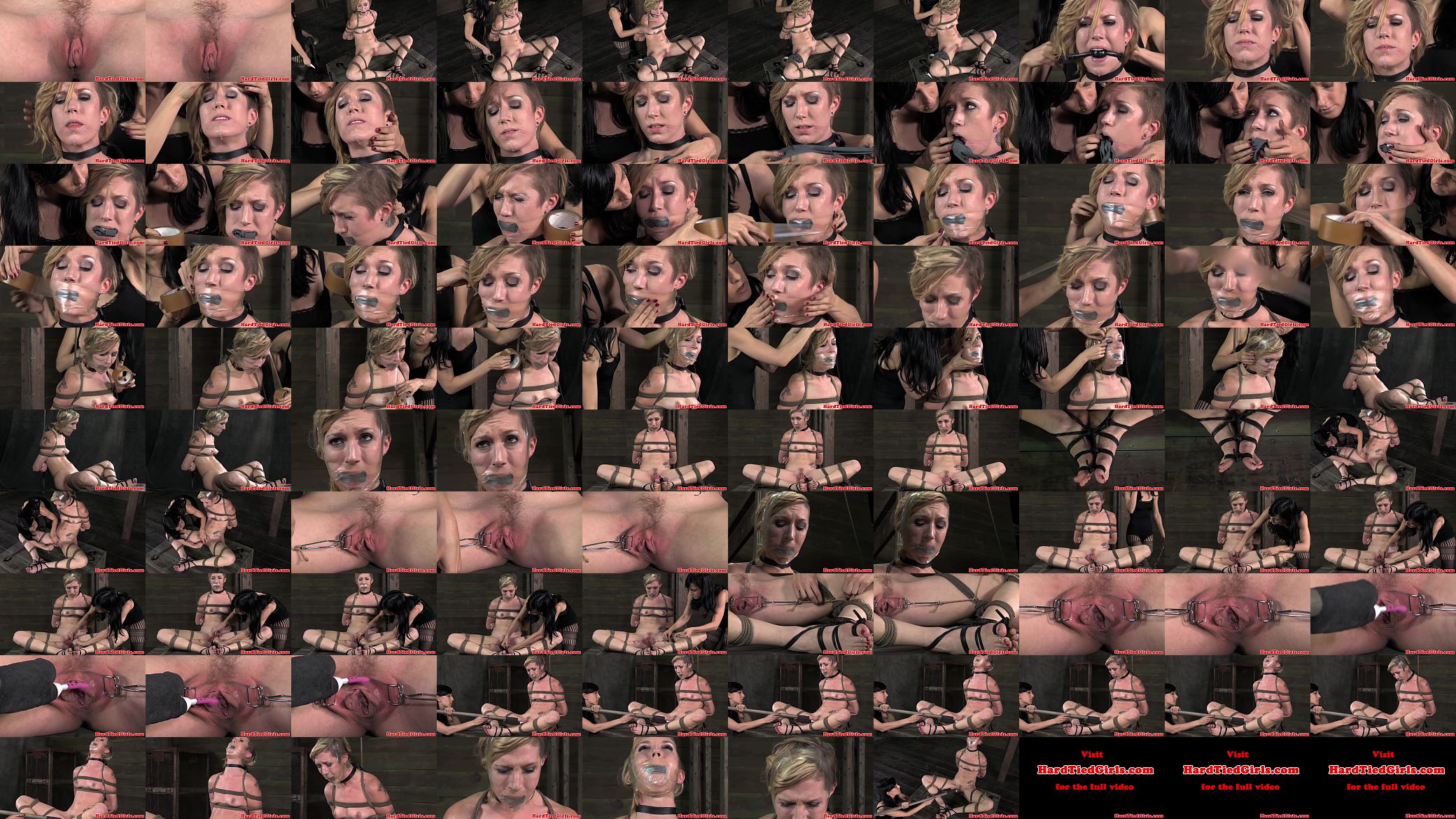 Tied up bdsm sub pussy stretch wide open 预览图